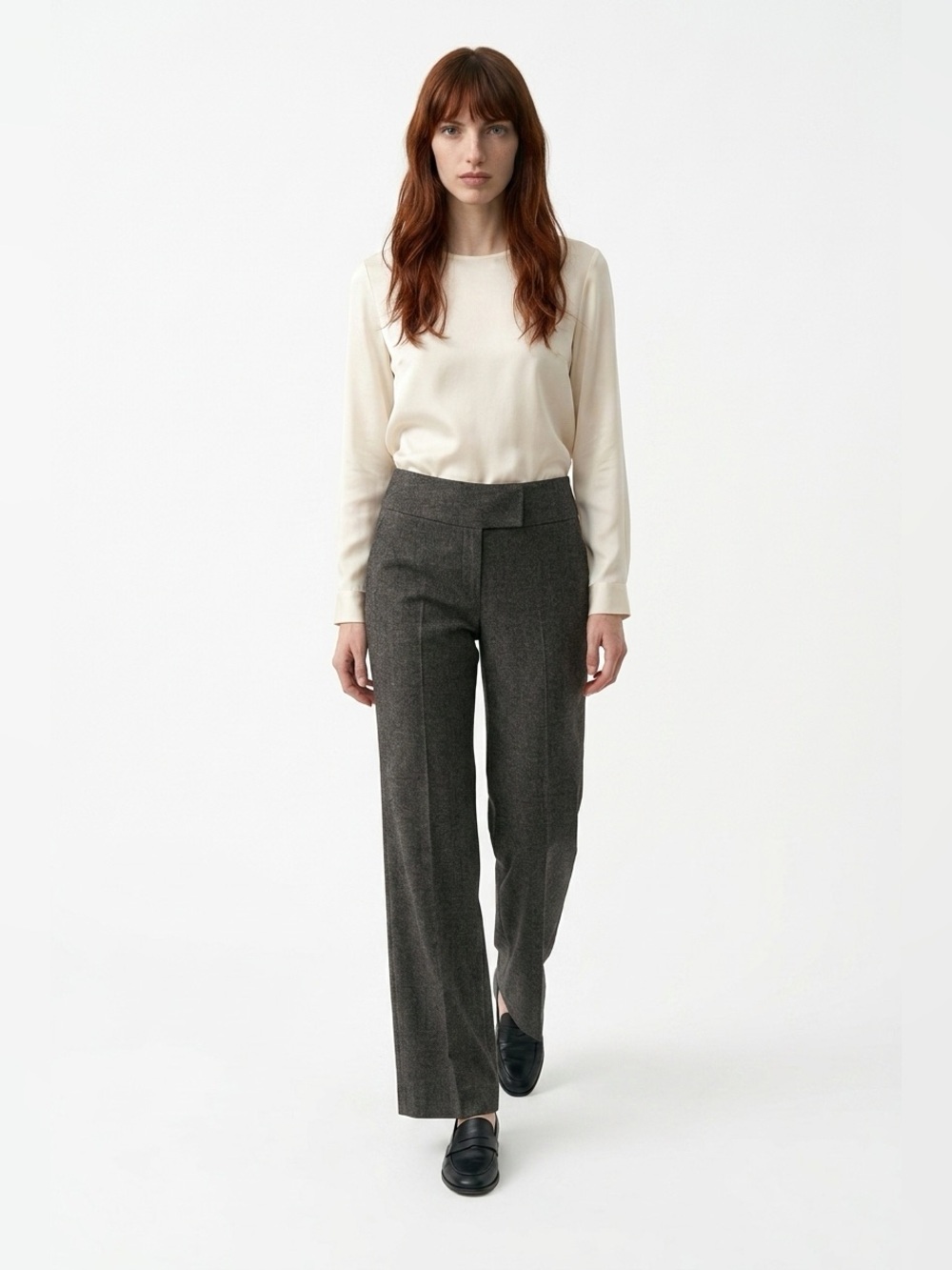 Teenflo midrise wool trousers